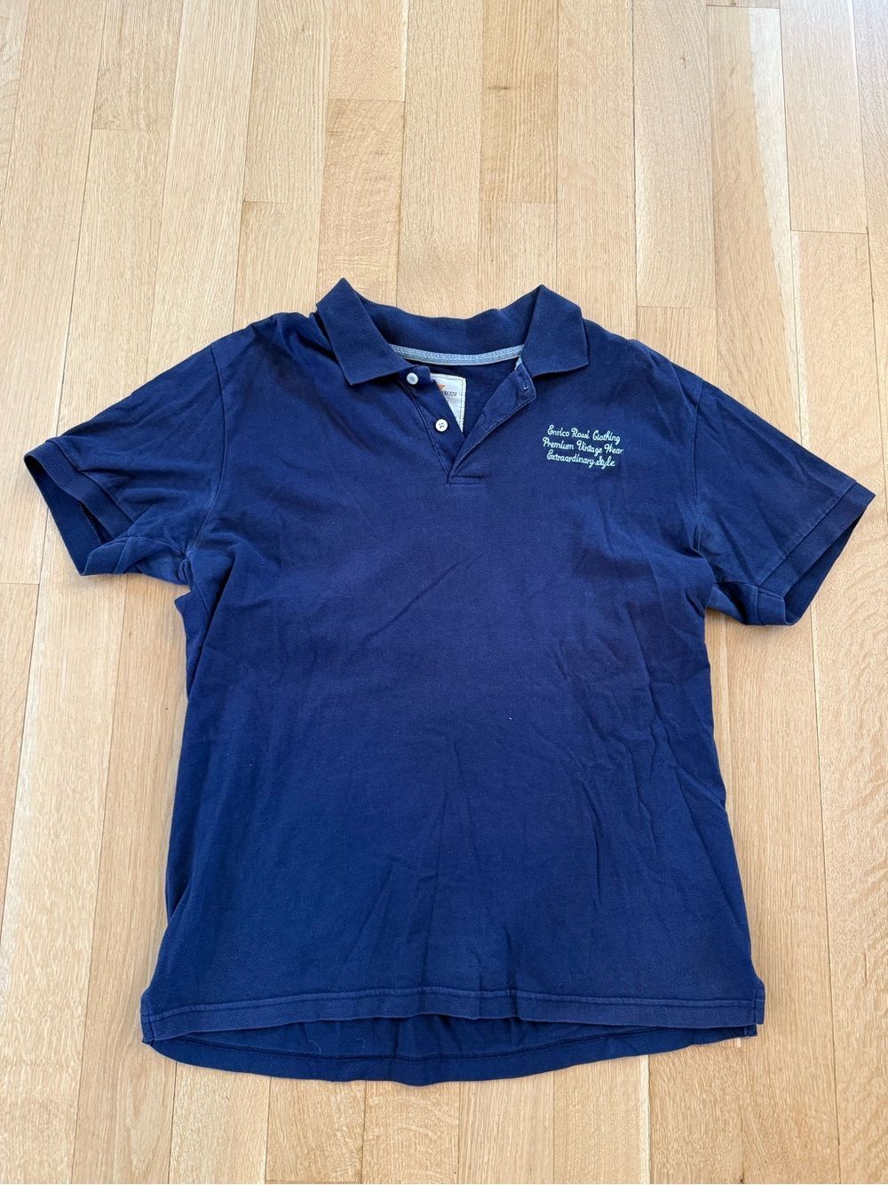 Men's Navy Short-Sleeve Polo Shirt